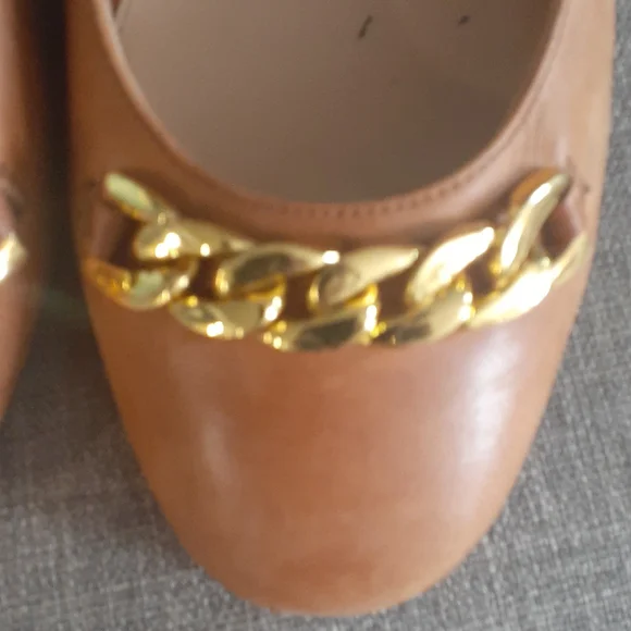 Lauren ralph Lauren tan leather pumps shoe  size 10B - Picture 8 of 16